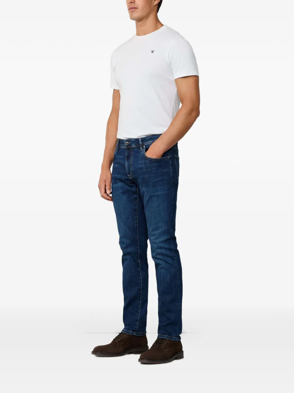 Hackett London Skinny jeans Blauw