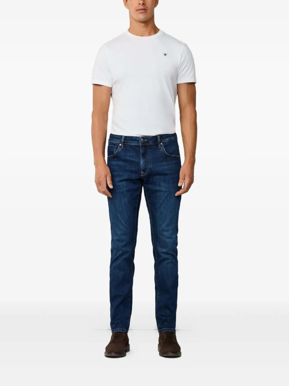 Hackett London Skinny jeans Blauw