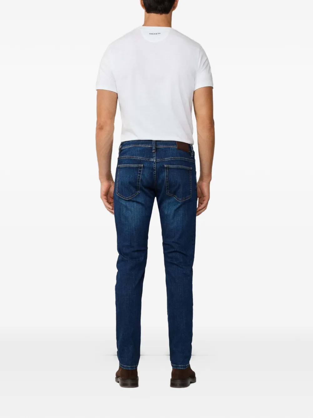 Hackett London Skinny jeans Blauw