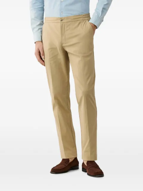 Hackett London elasticated-waistband chinos