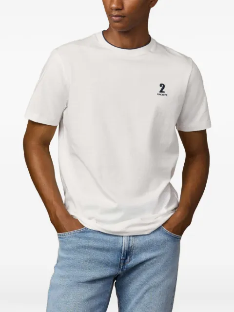 Hackett London logo-embroidered T-shirt