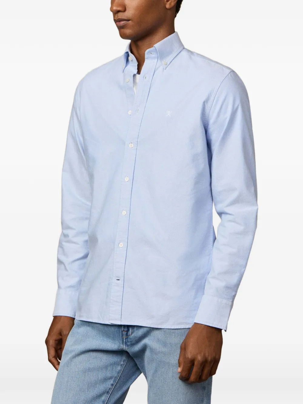 Hackett London Heritage Oxford overhemd Blauw