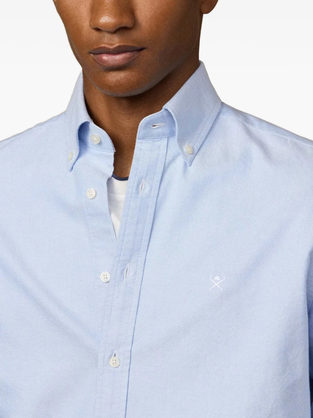 Hackett London Heritage Oxford overhemd Blauw