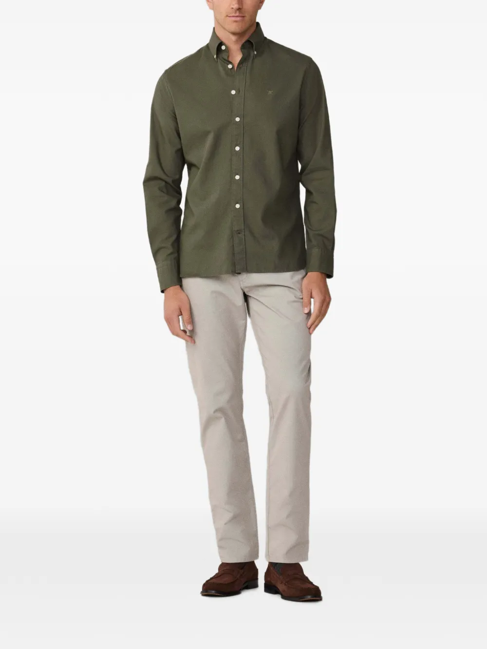 Hackett London Broek Grijs