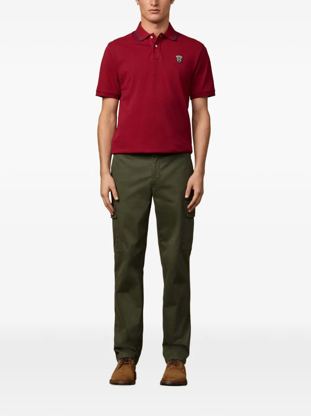 Hackett London Twill cargo broek Groen