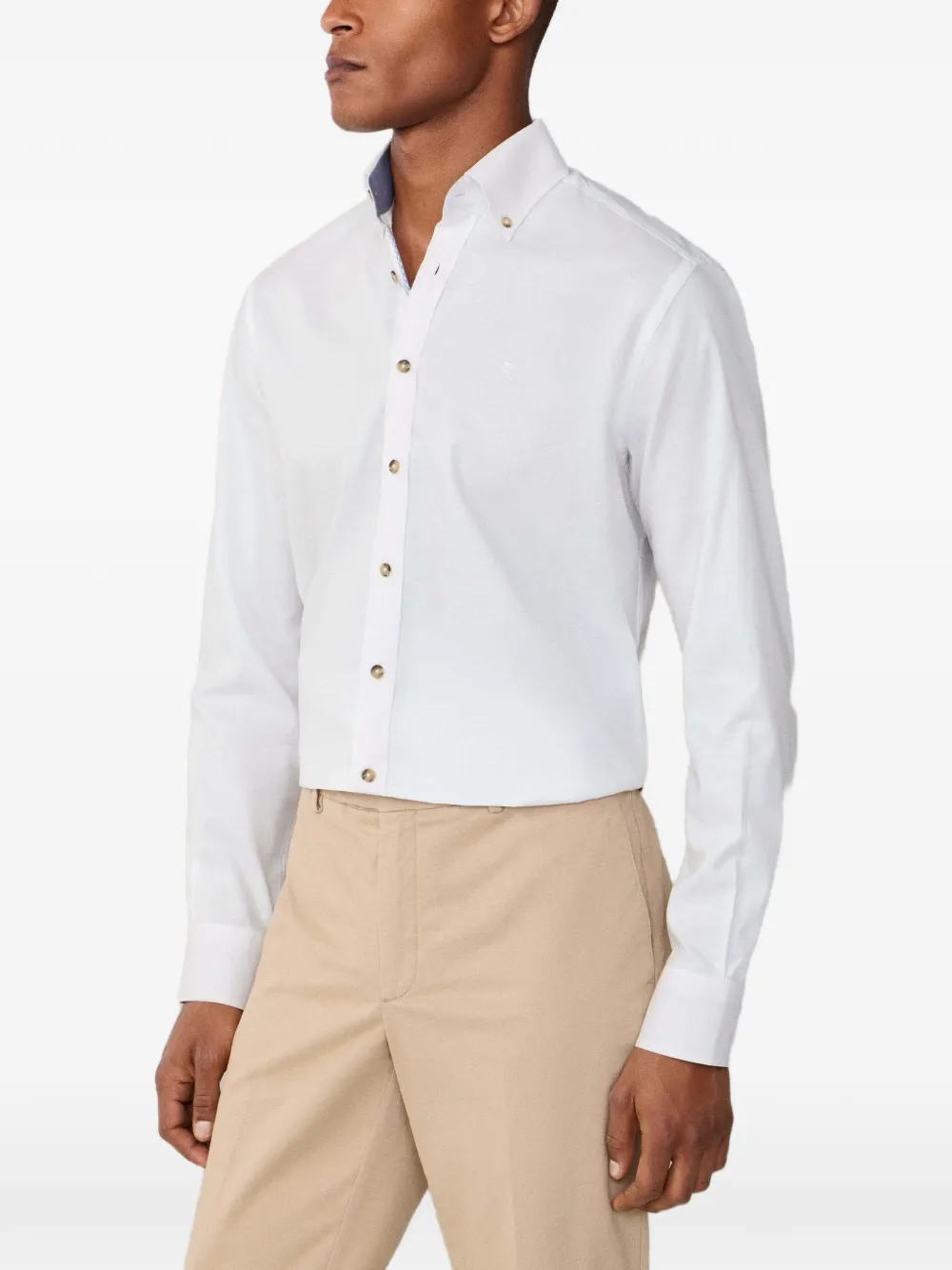 Hackett Hampstead Buttoned Shirt In White