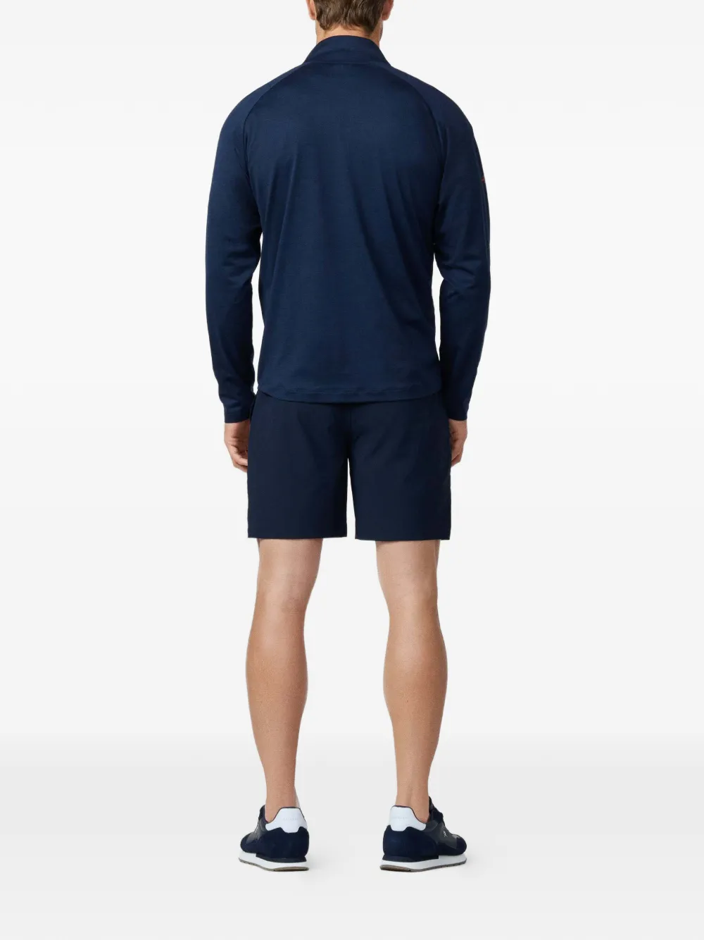 Hackett Quarter-zip Sweatshirt In Blue