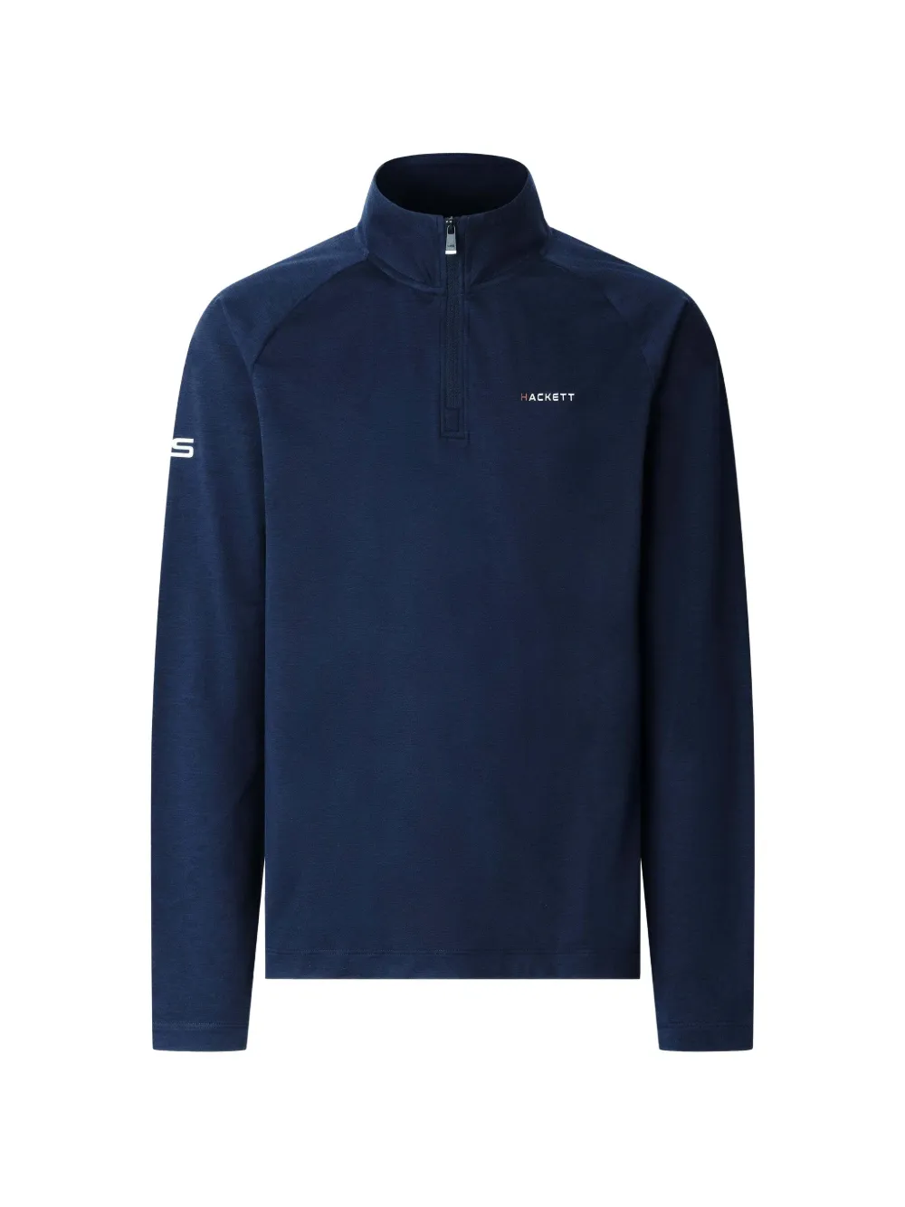 Hackett Quarter-zip Sweatshirt In Blue