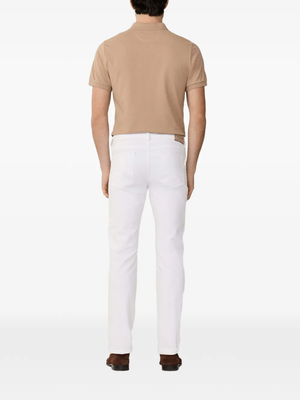 Hackett Five-pockets Jeans In White
