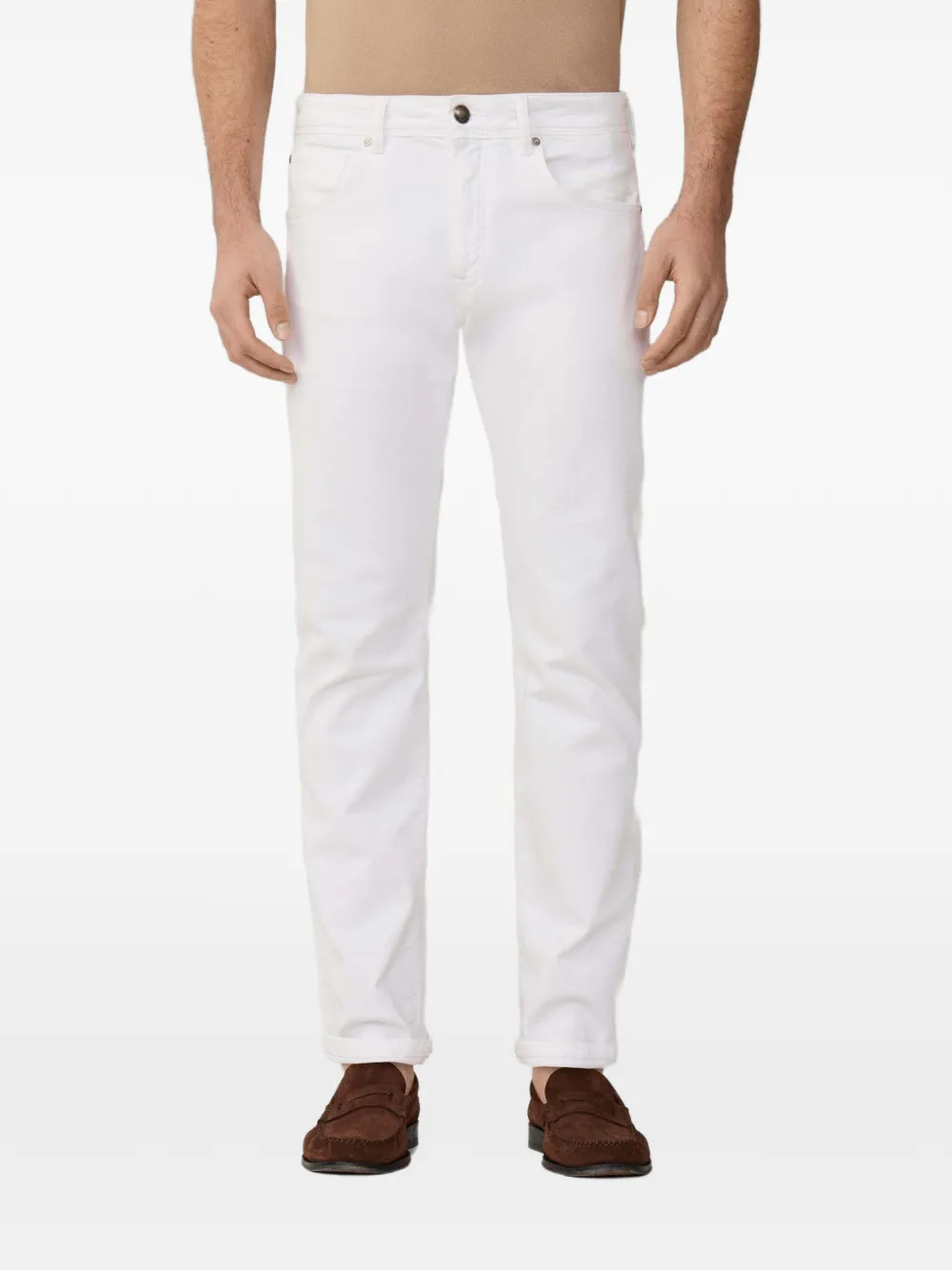 Hackett London Five-Pocket-Jeans - Weiß