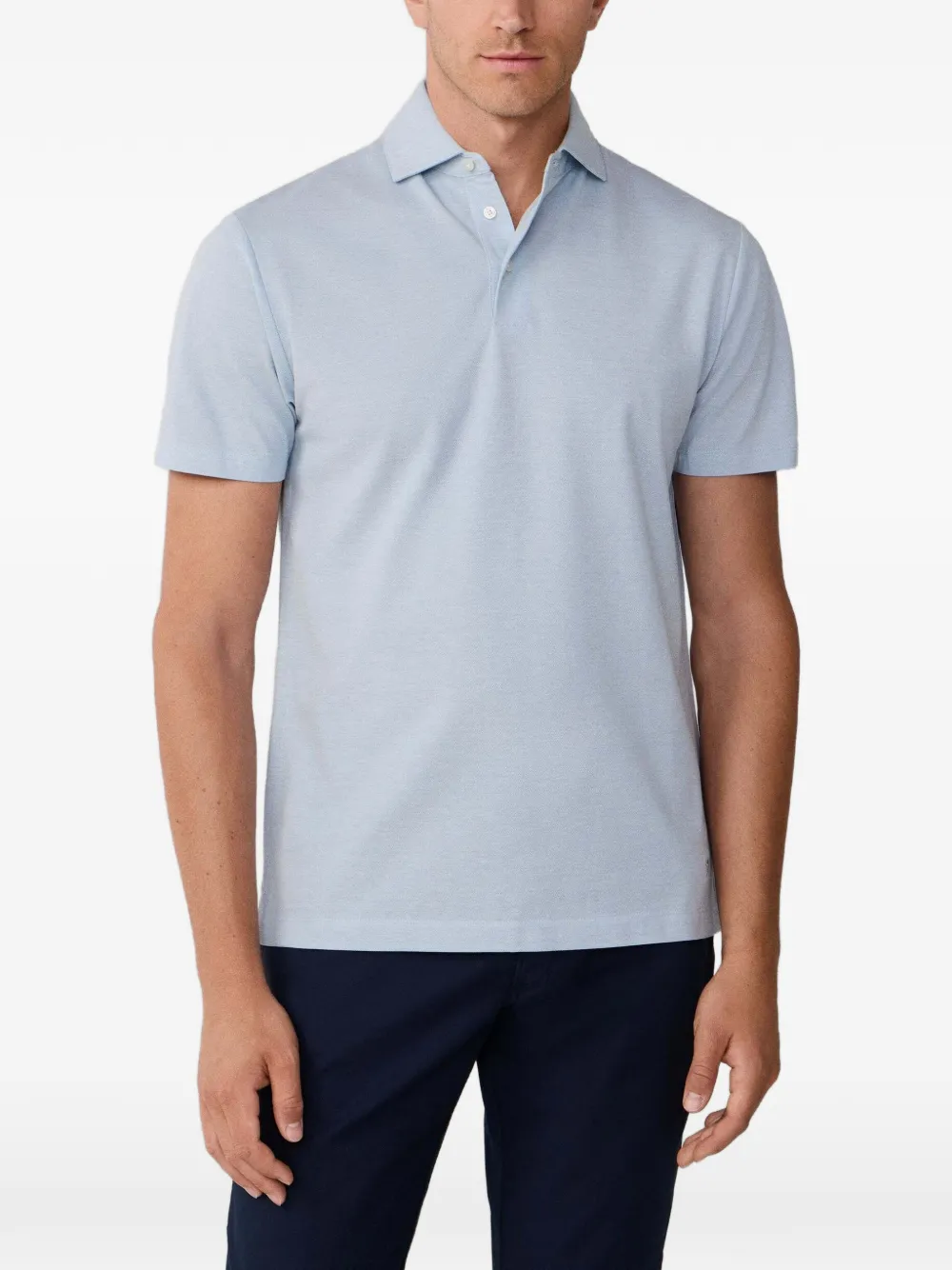 Hackett London Poloshirt met korte mouwen Blauw