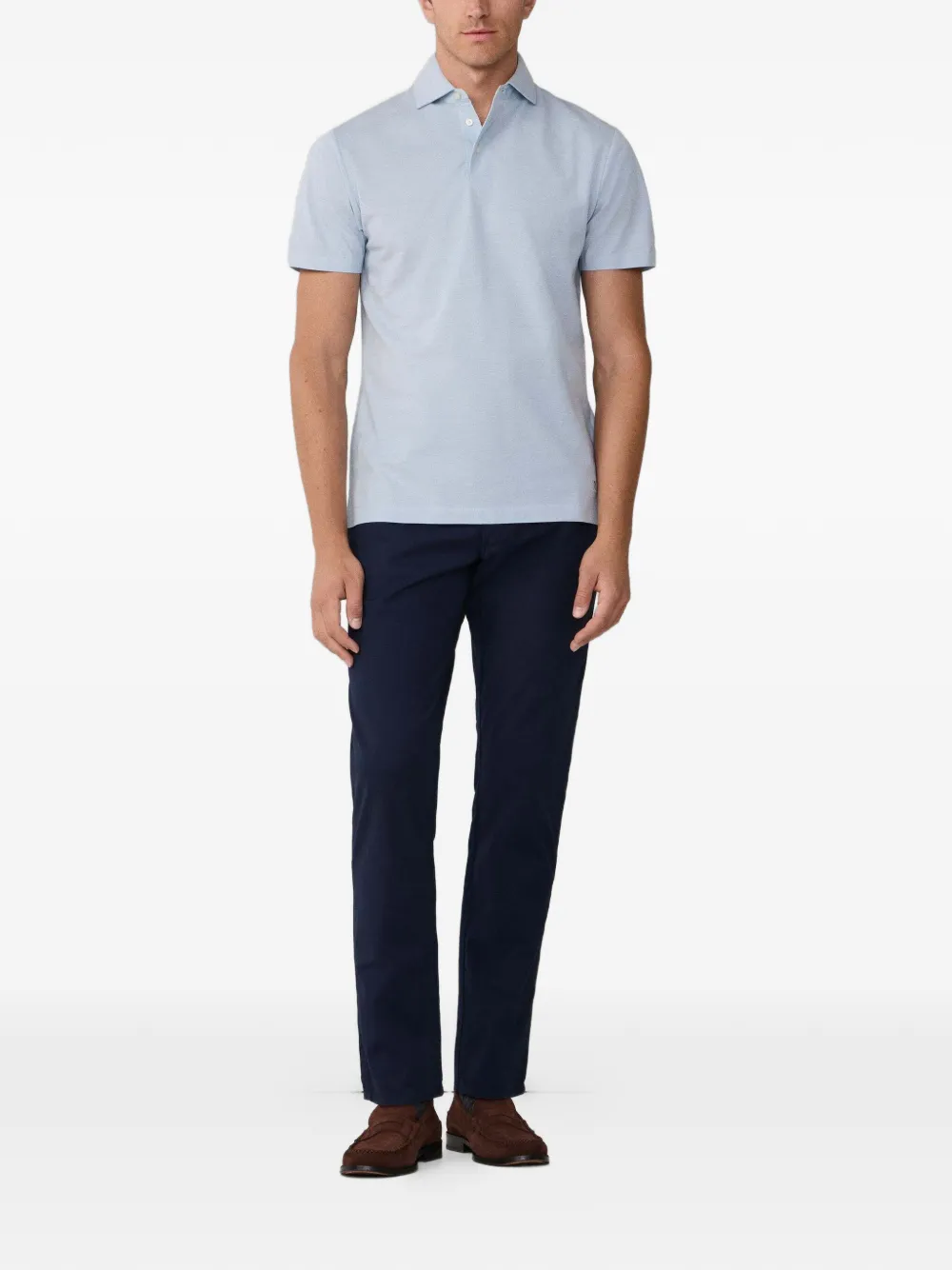 Hackett London Poloshirt met korte mouwen Blauw