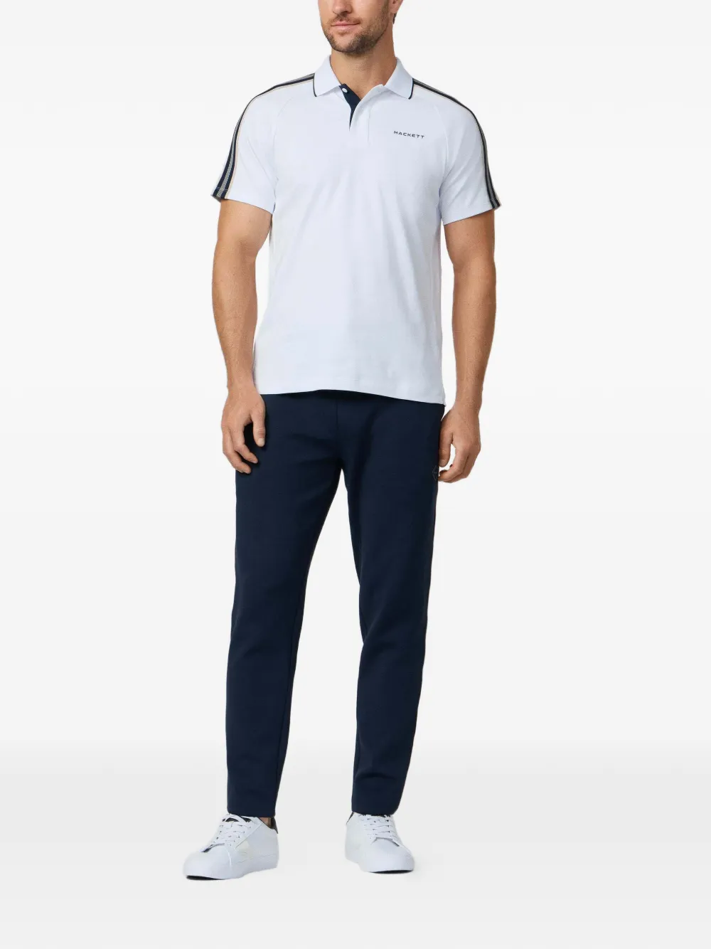 Hackett London Poloshirt met korte mouwen Wit