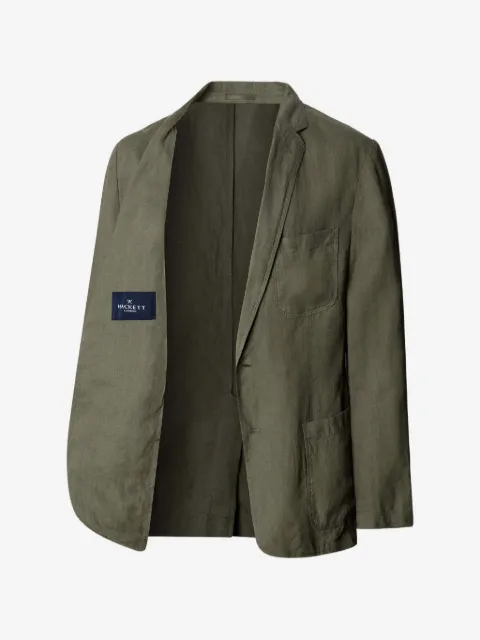 Hackett London Leinensakko mit aufgesetzter Tasche
