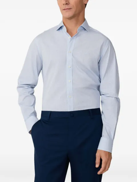 Hackett London camisa con estampado geométrico