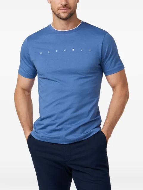 Hackett London playera manga corta con logo estampado