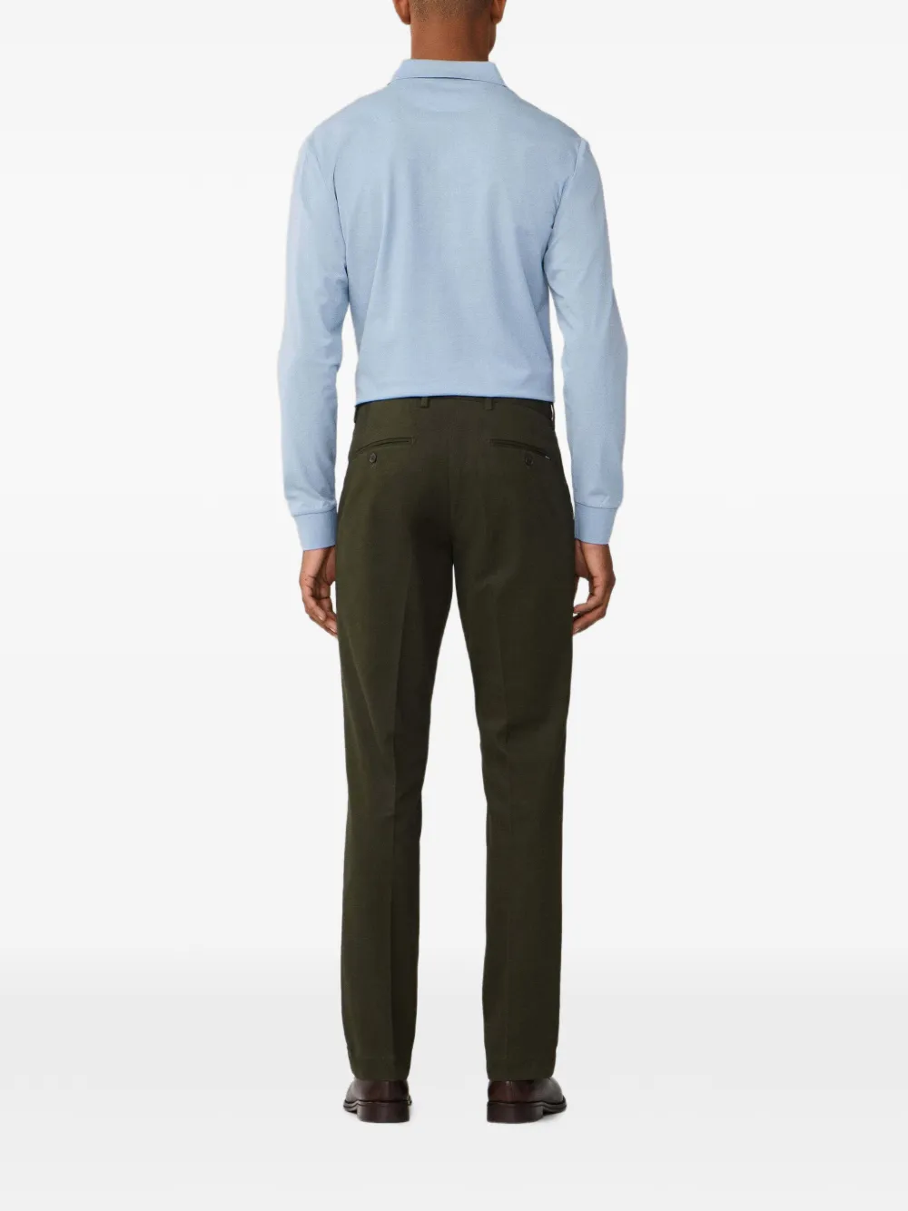 Hackett London Kensington slim-fit broek Groen