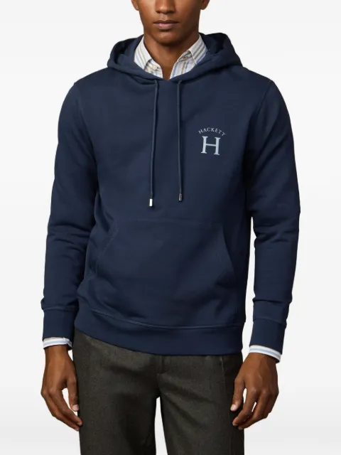Hackett London logo-print hoodie
