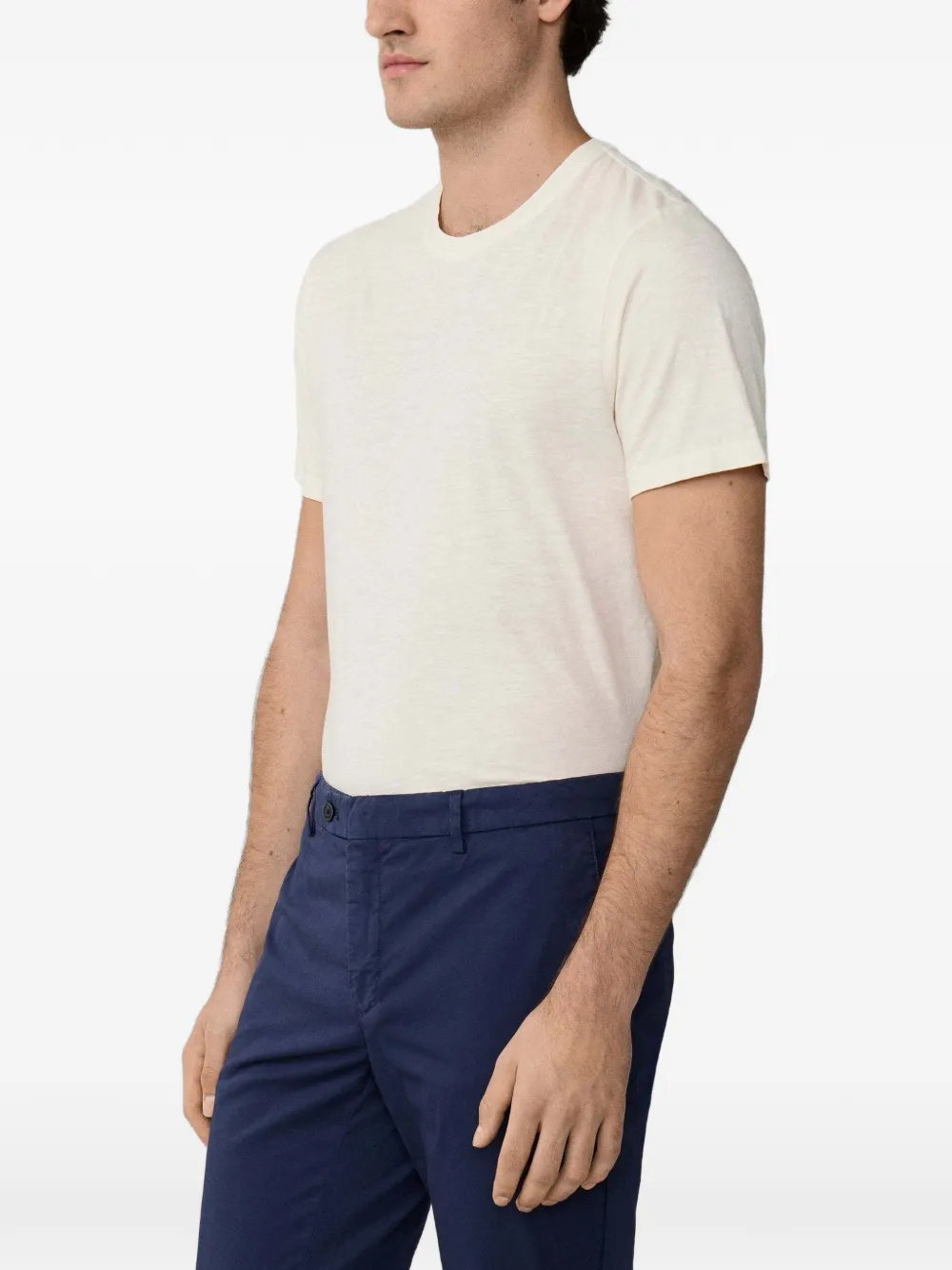 Hackett Crew-neck T-shirt In White