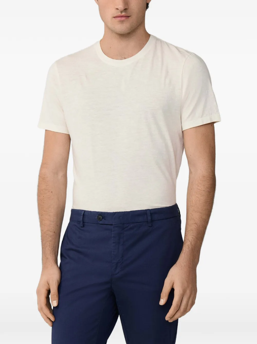 Hackett London T-Shirt mit rundem Ausschnitt - Weiß