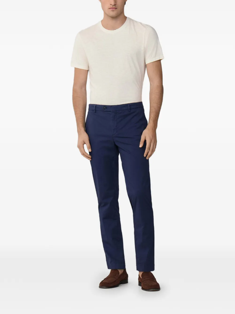 Hackett Crew-neck T-shirt In White