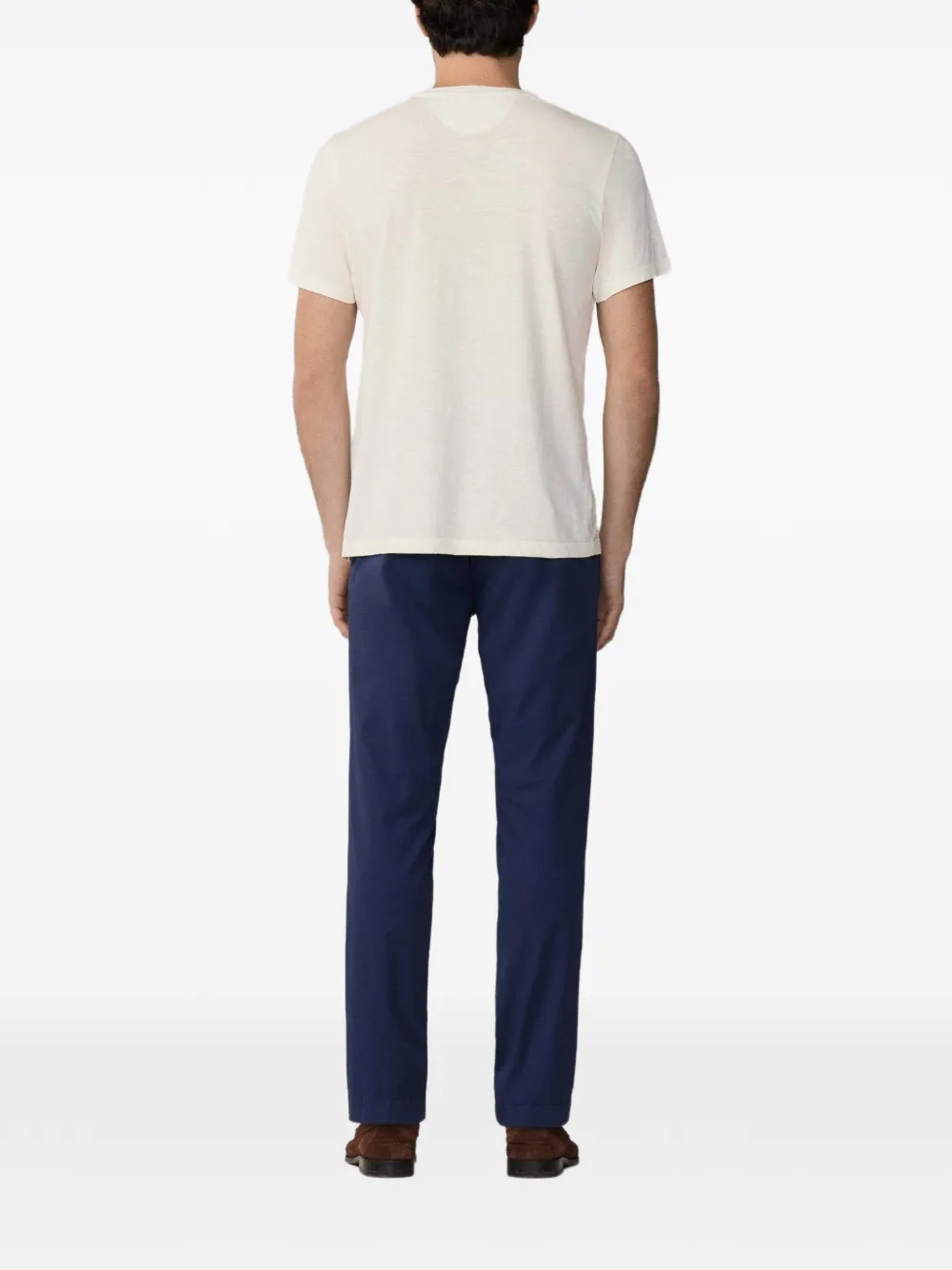 Hackett Crew-neck T-shirt In White