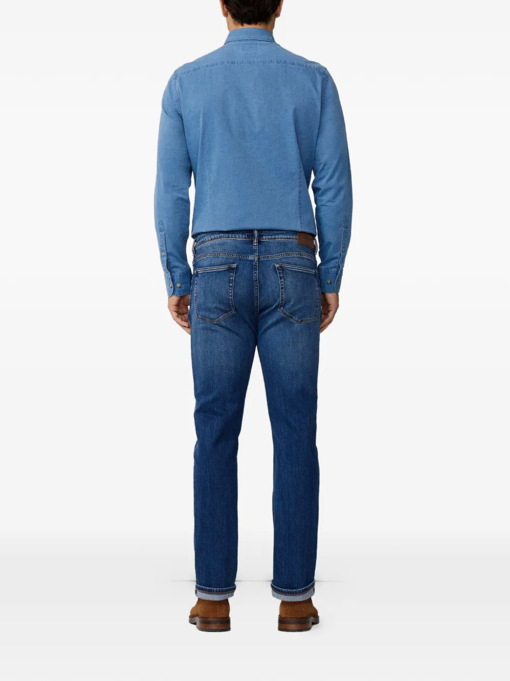 Hackett London Skinny jeans Blauw
