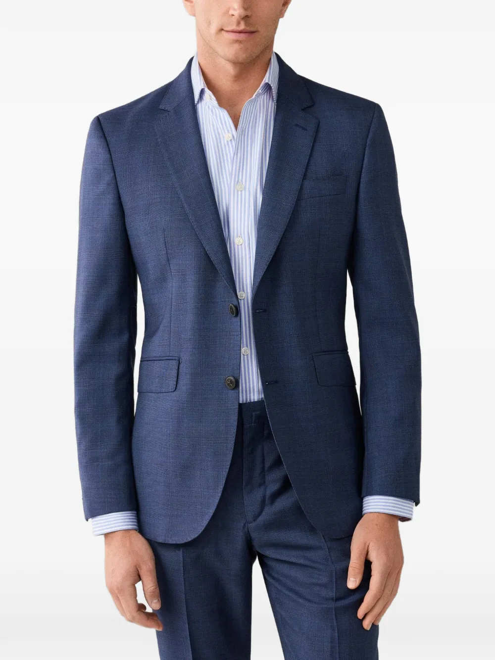 Hackett London Completo in Principe di Galles - Blu