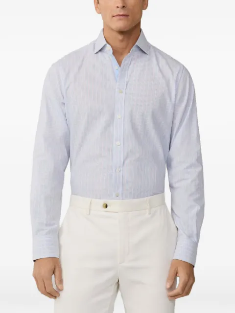 Hackett London chemise rayée à col Kent