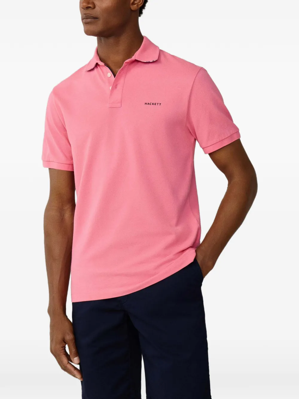 Hackett London Poloshirt met korte mouwen Roze