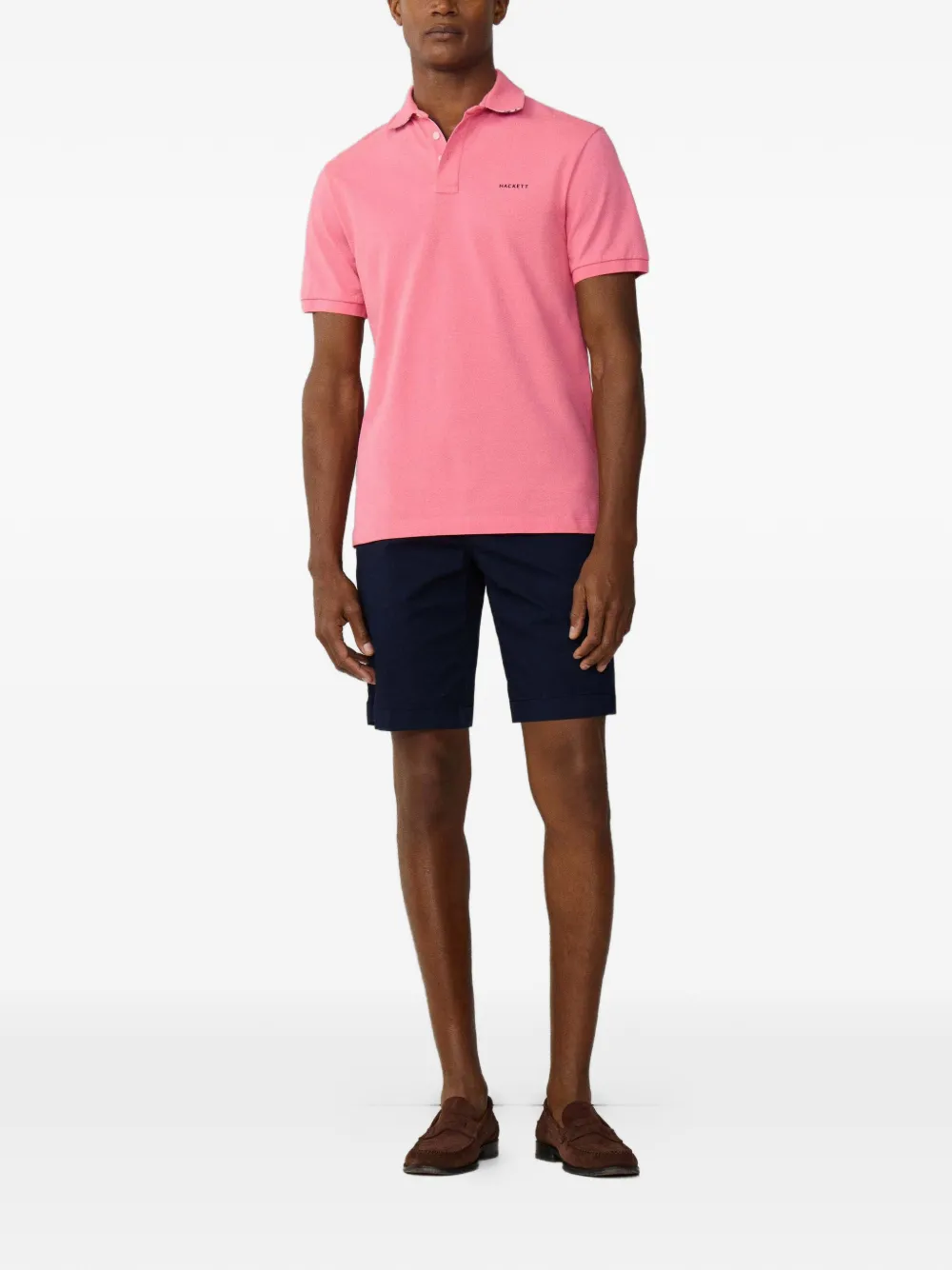 Hackett London Poloshirt met korte mouwen Roze