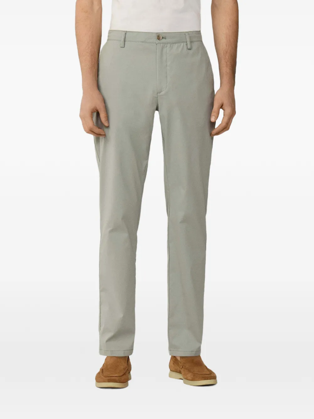 Hackett Pleated Light Comfort Trousers In White