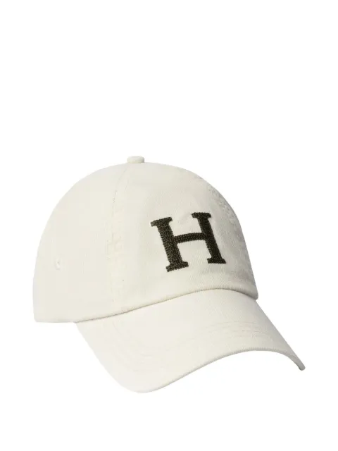 Hackett corduroy embroidered-logo cap
