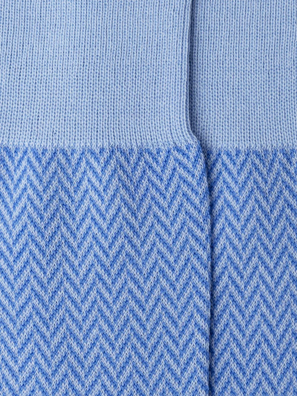 Hackett London Herringbone-pattern Socks In Blue