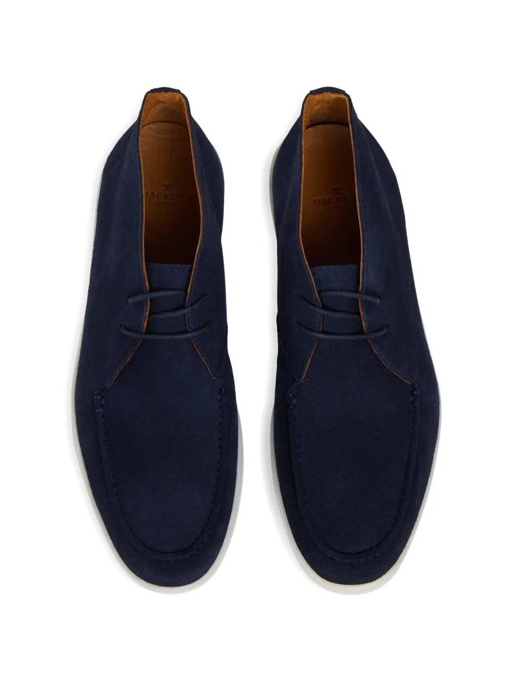 Hackett London Martins suède bootschoenen Blauw