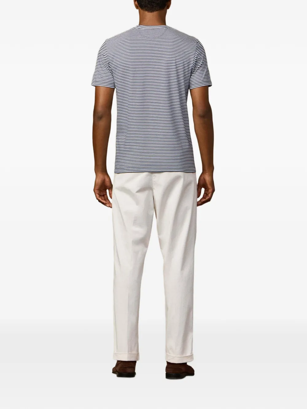 Hackett Stripe-pattern T-shirt In Blue
