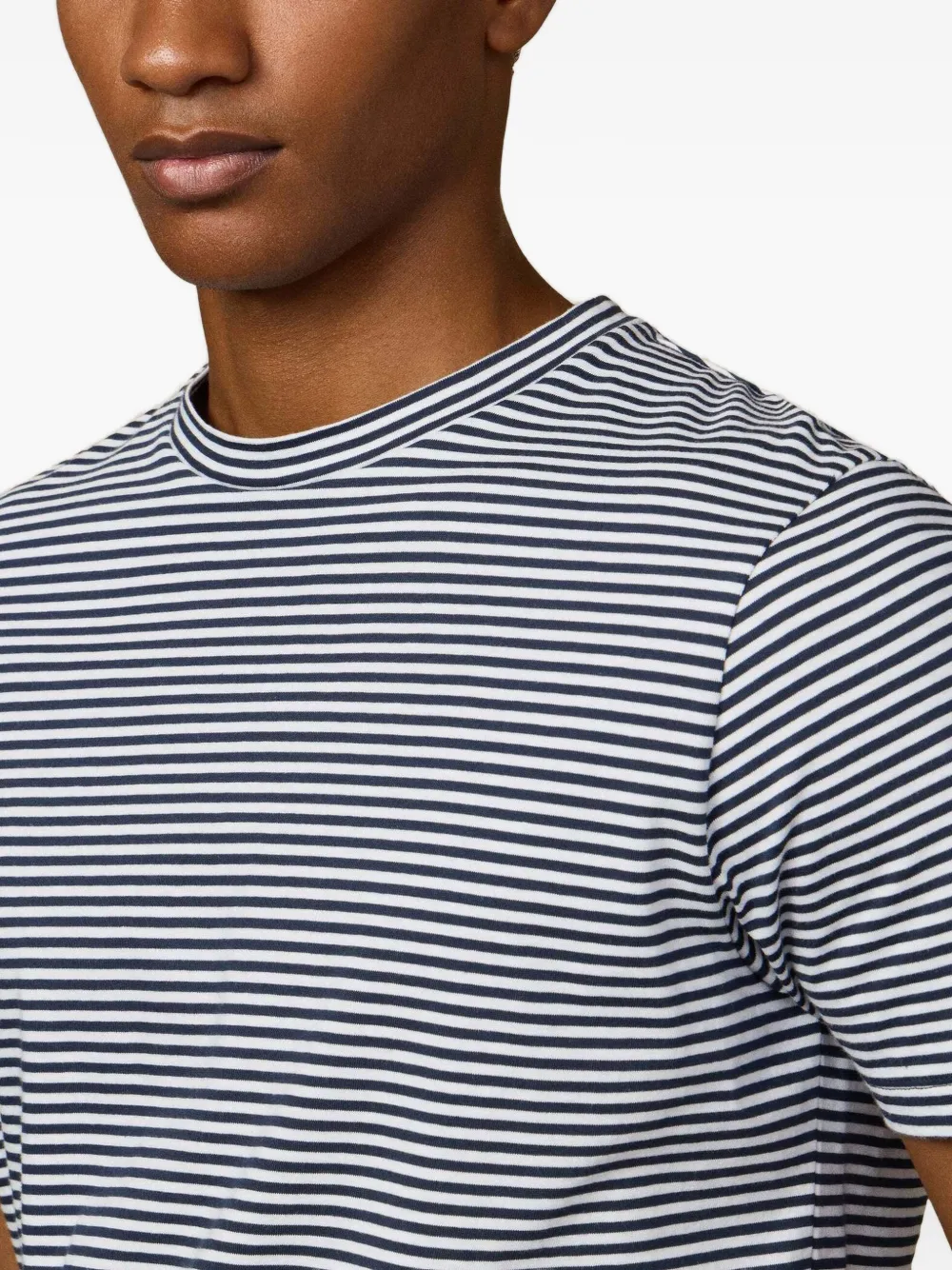 Hackett Stripe-pattern T-shirt In Blue
