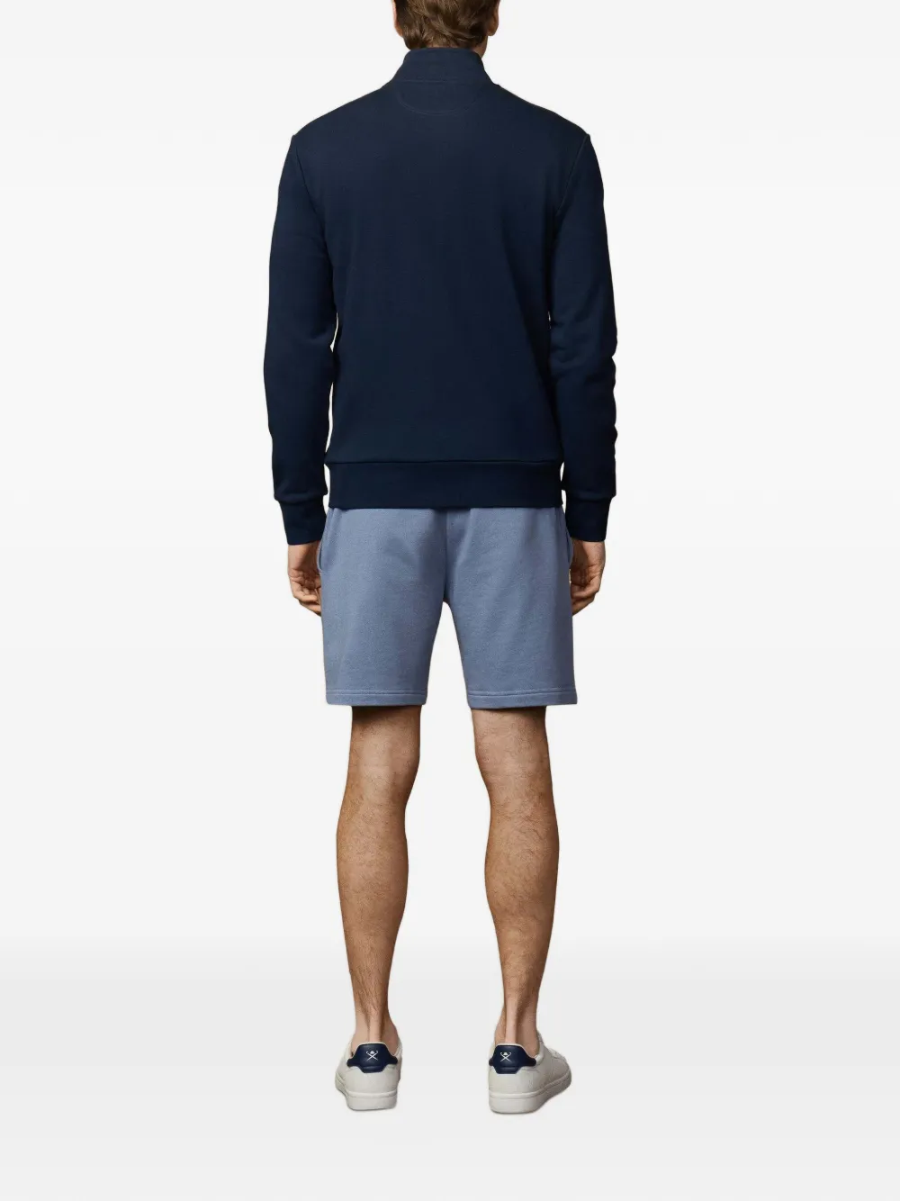 Hackett London Heritage sweater met rits Blauw