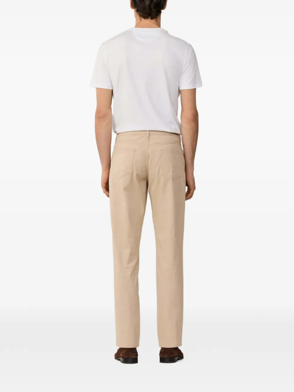 Hackett Trinity Five-pocket Trousers In Brown