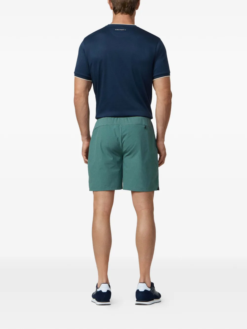 Hackett London HS trainingsshorts met diamantvormig logo Groen