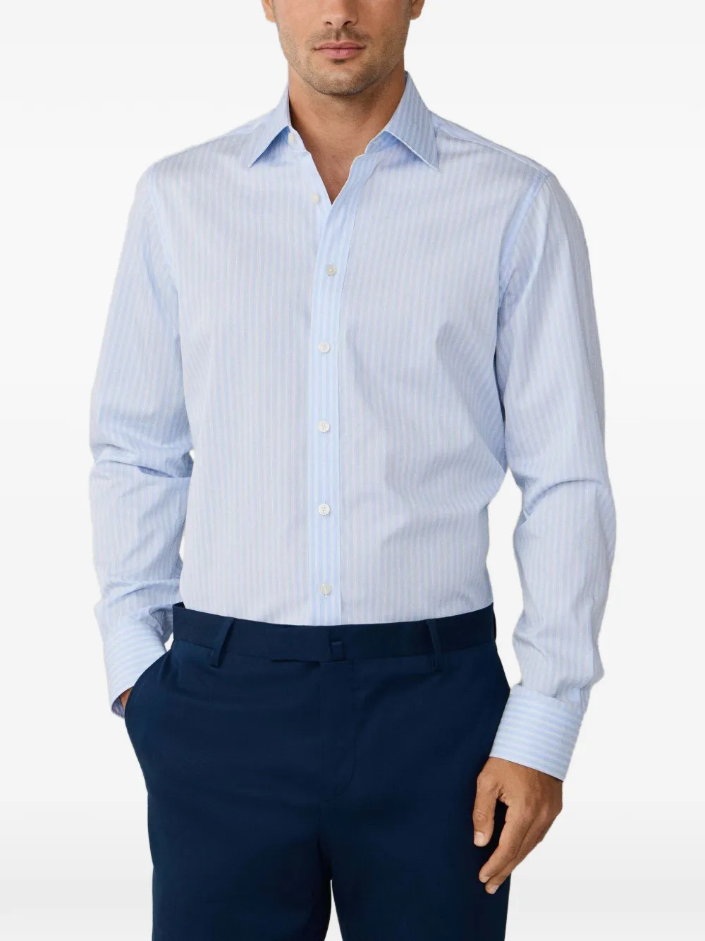 Hackett London полосатая рубашка на пуговицах | синий | Image 1