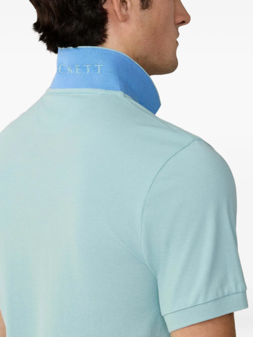Hackett Logo-embroidered Polo Shirt In Multi