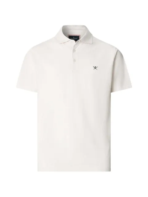 Hackett London embroidered-logo short-sleeve polo shirt