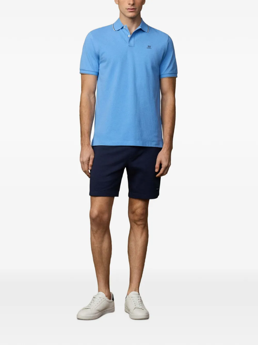 Hackett London Heritage H poloshirt Blauw
