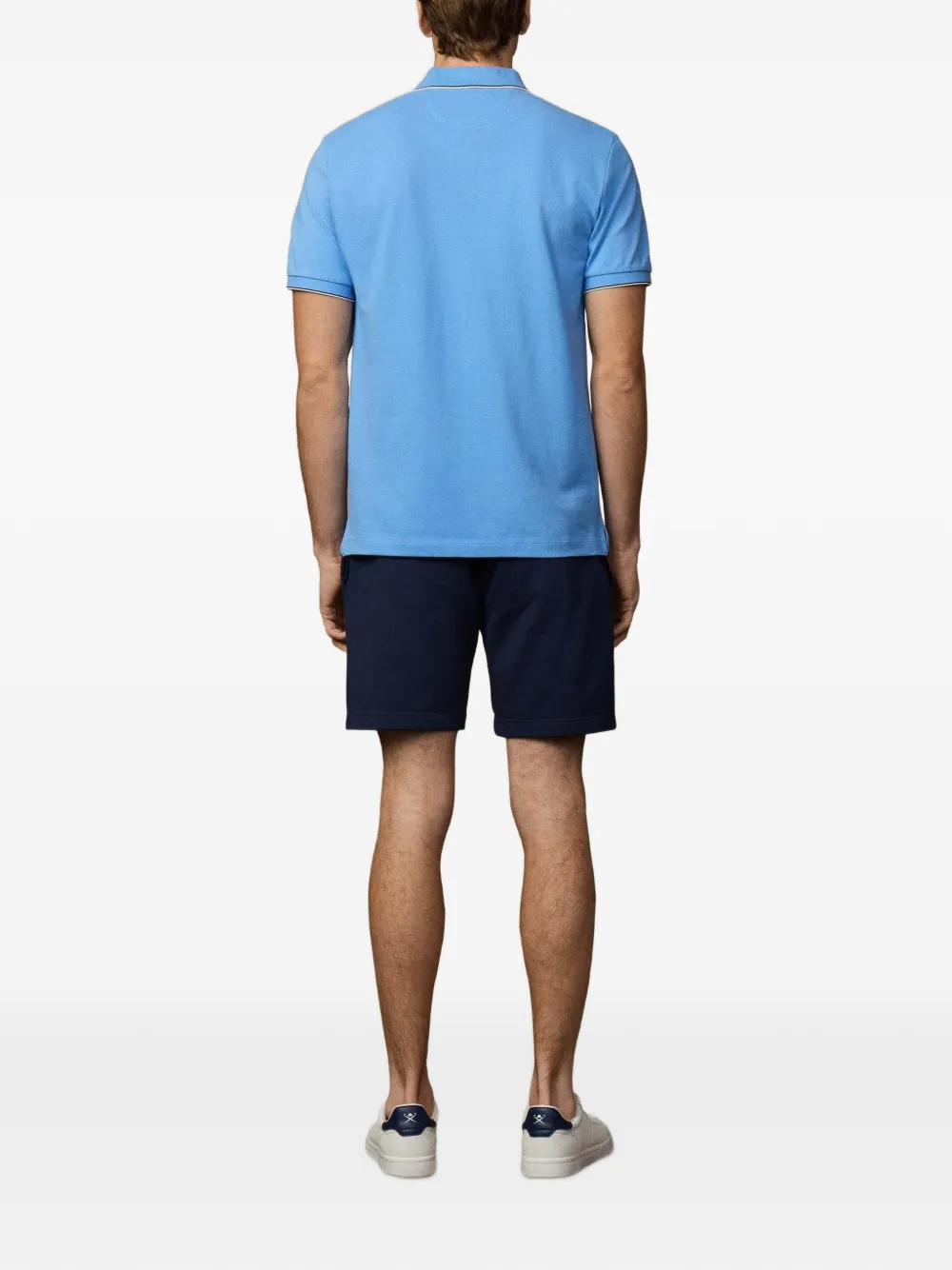 Hackett London Heritage H poloshirt Blauw