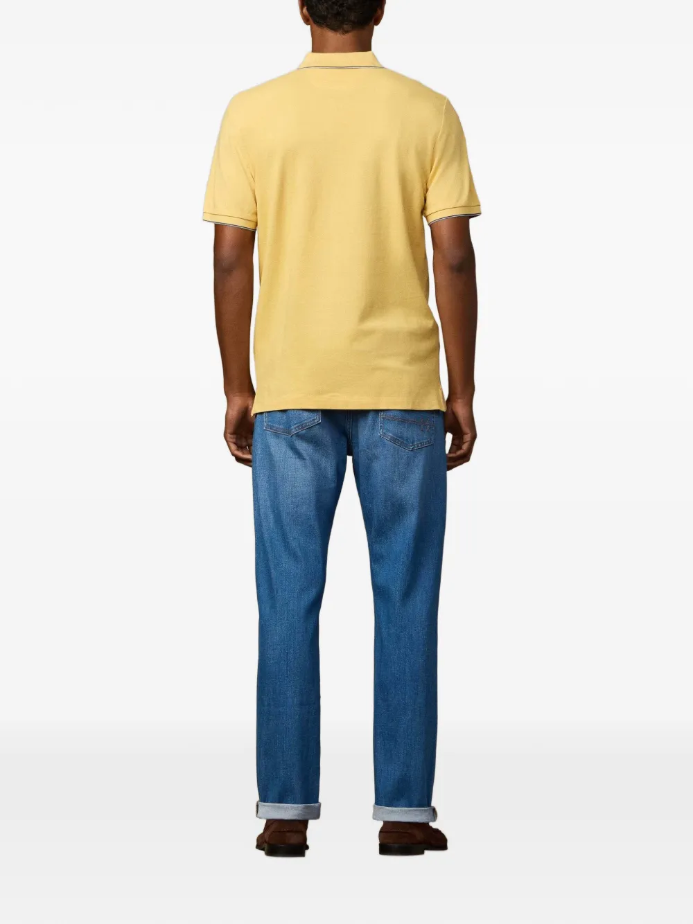 Hackett London Heritage H poloshirt Geel