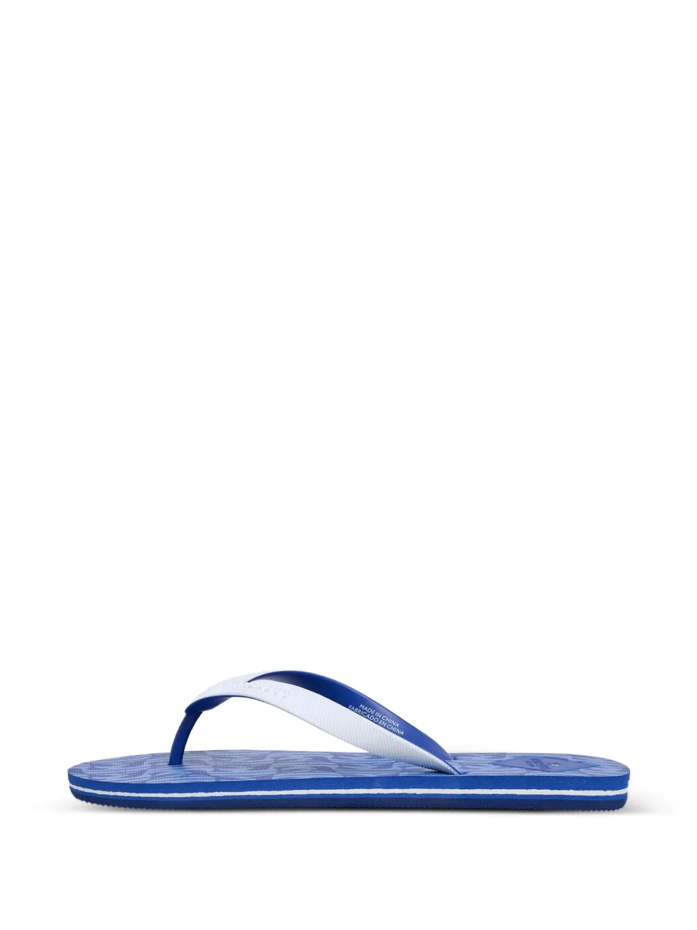 Hackett London Capri Gill Flip-Flops mit Palmen-Print - Blau