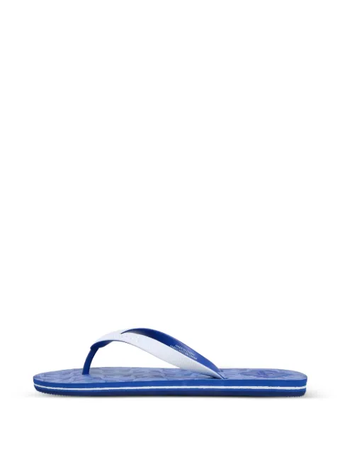 Hackett London Capri Gill palm tree-print flip flops