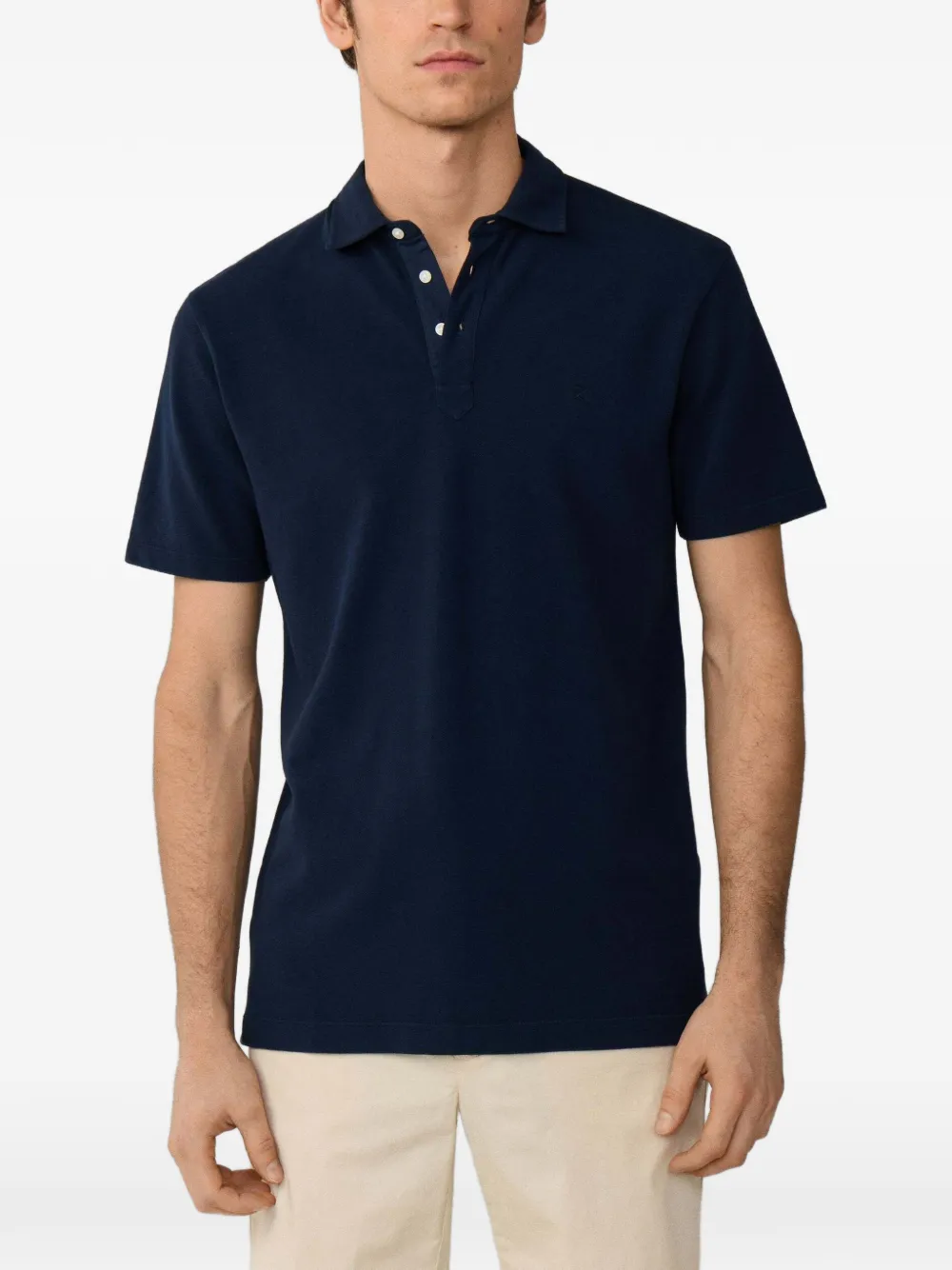 Hackett London 피케 니트 폴로 셔츠 | 블루 | Image 1