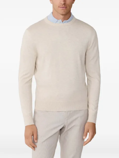Hackett London embroidered-logo crew-neck sweater
